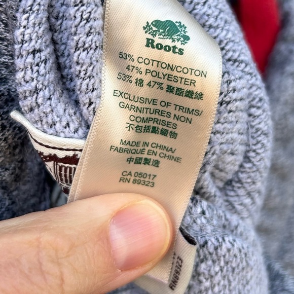 Roots Salt and Pepper Sweatpants, size 8 - Picture 6 of 7